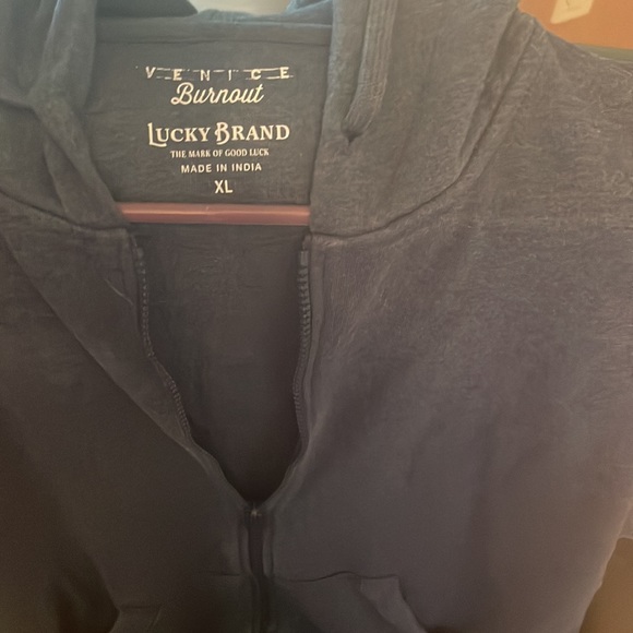 Lucky brand jacket, navy blue, size XL - Picture 2 of 2